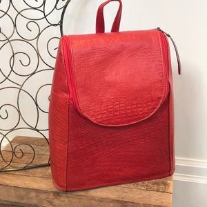 Leather Backpack Purse
